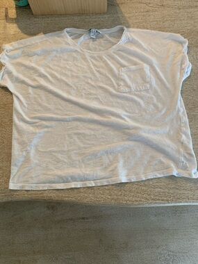 New Look White Short Sleeve Pocket Tee